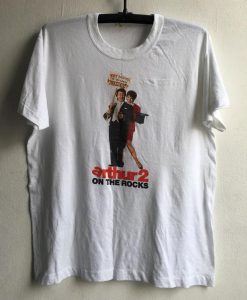 1988 Arthur On The Rock 2 Vintage Original Romantic Comedy Movie Tshirt