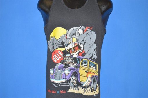 90s Wild Wolf And Woody Wagon 1994 Tank Top