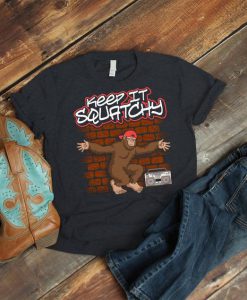 Funny Bigfoot Shirt, Vintage Tshirt