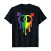 Gender Fluid LGBTQIAK Pride Festival Rainbow Flag Awesome Sexuality Celebration Shirts