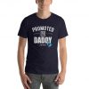 Mens Vintage Promoted to Daddy 2020 New Dad Baby Boy Tshirt