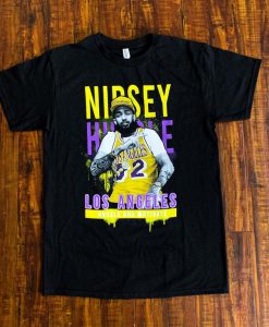 nipsey hussle lakers shirt