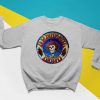Retro Pullover Sweatshirt Unofficial Grateful Dead Badge Illustration Inspired by Band Logo
