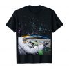 Space Vacation Funny NASA Astronaut Drinking Beer On The Moon Chilling Awesome Funny Comedy Celebration T-Shirt