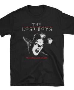The Lost Boys Sleep All Day T-Shirt, 80's Horror Shirt, Slasher Film, Cult Movie, Vampires, Punk