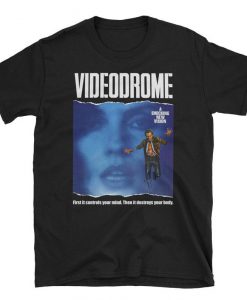 Videodrome Movie Shirt 1983 T-Shirt, David Cronenberg, Debbie Harry, James Woods, Sci-Fi Horror Shirt, Cult Film