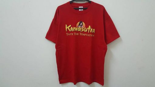 Vintage 90s KAMASUTRA taste the temptation promo t shirt rare hype dope swag style t-shirt