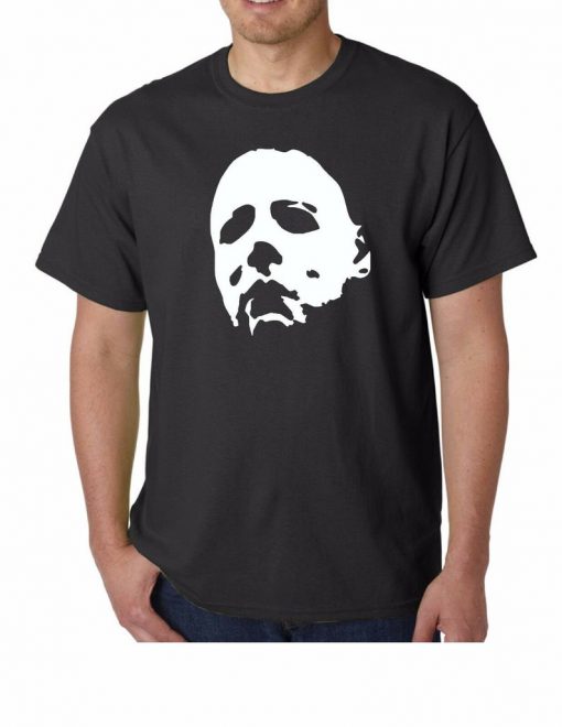 HALLOWEEN Mask T-Shirt - Michael Myers Horror 1978 Jason Freddy