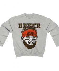 NEW!! Baker Mayfield BAKER Cleveland Browns Sweatshirt
