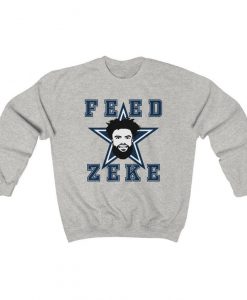 NEW!! Ezekiel Elliot Feed Zeke Dallas Cowboys Sweatshirt