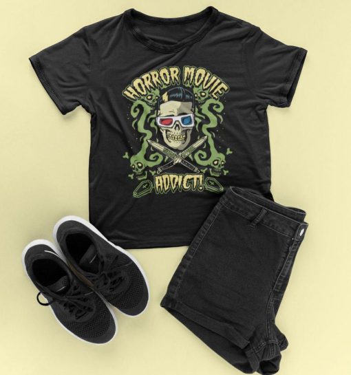 Horror Movies Addict T-Shirt