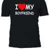 I Love My Boyfriend Heart T-shirt