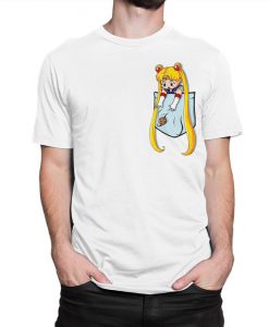 Sailor Moon In Pocket Funny T-Shirt