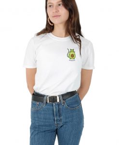Avocato Pocket T-shirt Top Shirt Tee Fashion Blogger Cute Vegan Vegetarian Cat Lady
