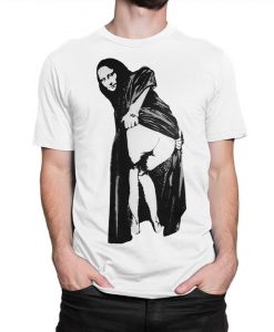 Banksy Mona Lisa Mooning T-Shirt, Women's and Men's Sizes