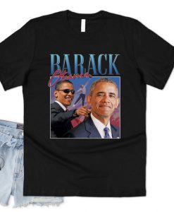 Barack Obama Homage T-shirt Top Shirt Tee USA Legend American Election President Campaign Retro 90's