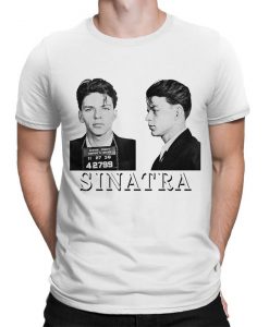 Frank Sinatra Mugshot T-Shirt, Women's and Men's Sizes
