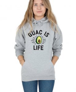 Guac Is Life Hoody Hoodie Top Fashion Funny Guacamole Avocado Vegan