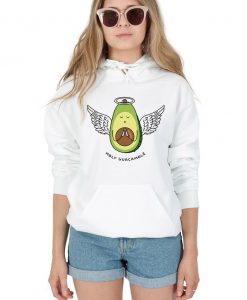Holy Guacamole Hoody Hoodie Top Fashion Funny Vegan Avocado Angel