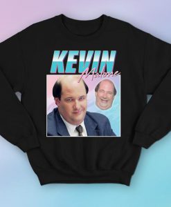 Kevin Malone Homage Sweatshirt Jumper Funny Office TV Show Retro 90's Vintage Men's Women's