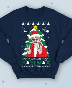 Lewis Capaldi Christmas Sweater Jumper Funny Someone 'Yew' You Loved Pun Unisex