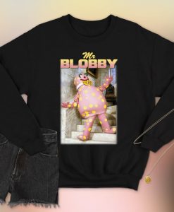 Mr Blobby Homage Sweatshirt Jumper Funny TV Show Retro 90's Vintage Men's Women's Noel