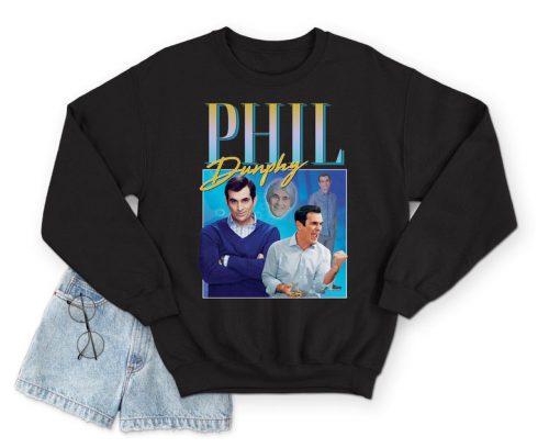 Phil Dunphy Homage Sweatshirt Jumper Funny Gift Modern Retro 80's 90's Philip Humphrey