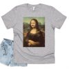 Ron Swanson Mona Lisa T-shirt Top Shirt Tee Funny Parks and Rec TV Icon