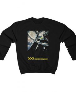 2001 A Space Odyssey (1968) Poster Sweatshirt, 60s Sci-Fi Movie, Adult Mens & Womens Jumper