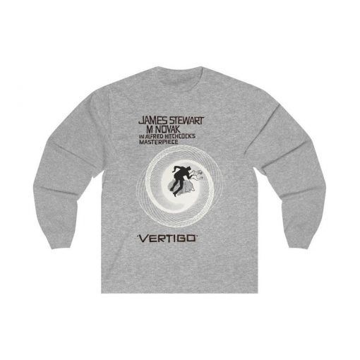 Alfred Hitchcock's Vertigo (1958) Sweatshirt, Mystery Thriller Movie, Adult Mens Womens
