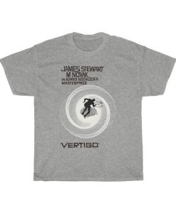 Alfred Hitchcock's Vertigo (1958) Tee, Mystery Thriller Movie, Adult Mens Womens T-Shirt