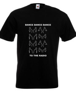 Ian Curtis Joy Division T Shirt Dance Dance Dance To The Radio
