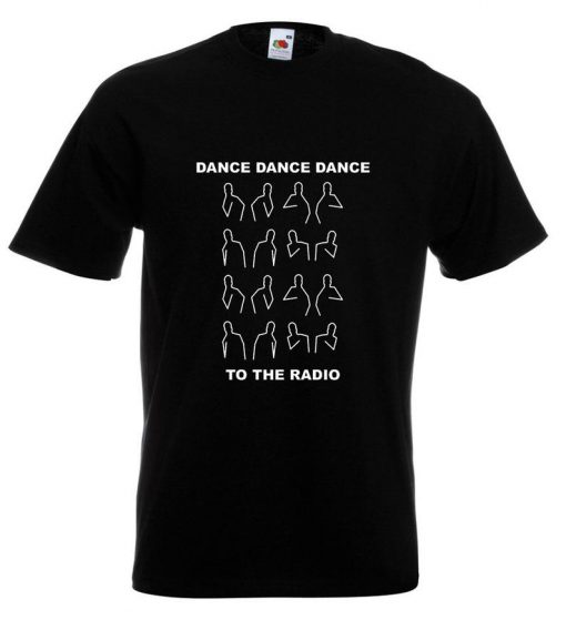 Ian Curtis Joy Division T Shirt Dance Dance Dance To The Radio