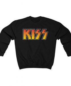 KISS Logo Sweatshirt, Kiss Band Merch, Unisex Jumper