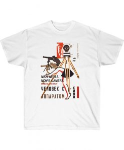 Man With A Movie Camera (1929) T-Shirt, Silent Movie Tee, Adult Mens & Womens