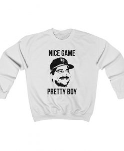 Nice Game Pretty Boy Retro Sweatshirt, 90s TV Comedy, Seinfield, Adult Mens & Womens Jumper