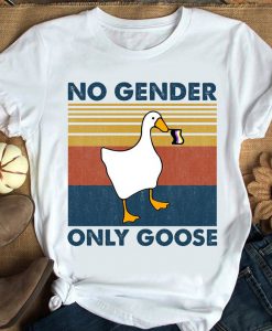 No Gender Only Goose T-Shirt, Genderqueer & Nonbinary Pride T-Shirt, Unisex T-Shirt, Vintage T-Shirt