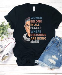 Notorious RBG Shirt, Ruth Bader TShirt, Feminism, Protest, Liberal, Girl Power, Women Power, Graphic Tee