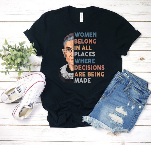 Notorious RBG Shirt, Ruth Bader TShirt, Feminism, Protest, Liberal, Girl Power, Women Power, Graphic Tee