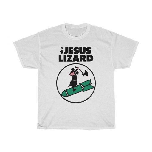 The Jesus Lizard Tee, Womens Mens Retro T-Shirt