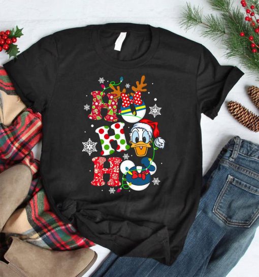 HO HO HO Donald Duck Christmas Shirt