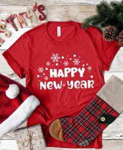 Happy New Year T-shirt, Merry Christmas, Christmas, Christmas Tee, Gift for Christmas