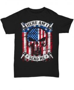 Here am i, send me- american t-shirt