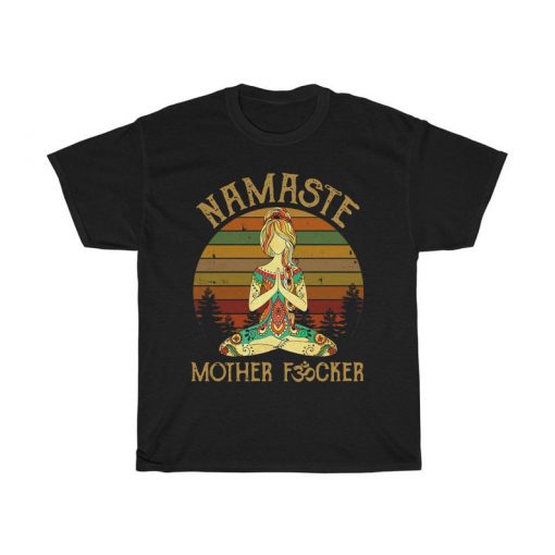 Hippies Yoga Namaste Vintage T-Shirt