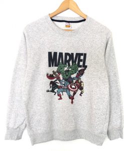Marvel Spellout Jumper Sweatshirt Nice Design Movie Comics