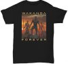 Marvel men's black panther 2018 wakanda forever t-shirt