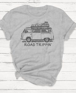 Road Trip T-Shirt, Ladies Unisex Crewneck Shirt, Cute Tshirt, Retro, Vintage, Hippie, 70's, Nature, Outdoor, Party, Gift, Funny T-shirt