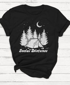 Social Distancing Shirt, Quarantine Shirt, Introvert, Camping Shirt, Outdoors, Nature, Women's Tshirt, Work From Home, Retro, Funny T-shirt