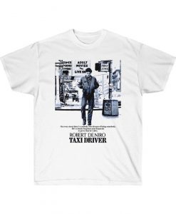 Taxi Driver (1976) Tee, Robert Deniro Movie, Womens Mens Retro T-Shirt