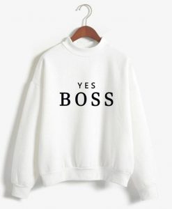 Yes Boss sweater